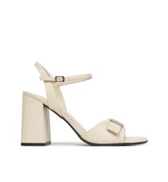 Снимка на Calvin Klein Сандали Heel Sandal 85 W/Ck Hw - Lth HW0HW02485 Екрю