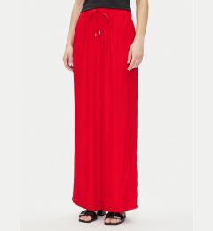 Снимка на Calvin Klein Текстилни панталони LV044B932G Червен Wide Leg