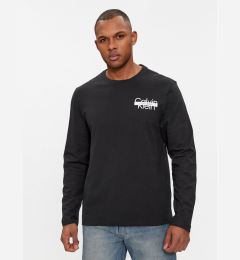 Снимка на Calvin Klein Тениска с дълъг ръкав Logo K10K112891 Черен Regular Fit