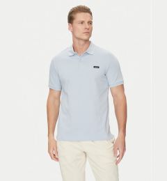 Снимка на Calvin Klein Тениска с яка и копчета K10K111196 Светлосиньо Slim Fit