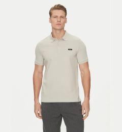 Снимка на Calvin Klein Тениска с яка и копчета K10K111196 Сив Slim Fit