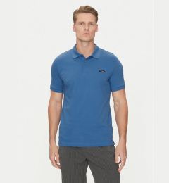 Снимка на Calvin Klein Тениска с яка и копчета K10K111196 Син Slim Fit