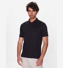 Снимка на Calvin Klein Тениска с яка и копчета K10K111201 Черен Regular Fit