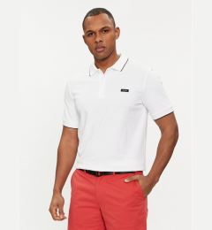 Снимка на Calvin Klein Тениска с яка и копчета K10K112751 Бял Regular Fit