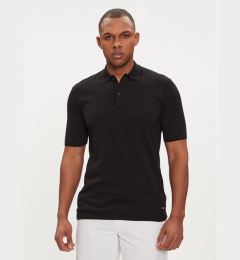 Снимка на Calvin Klein Тениска с яка и копчета K10K113053 Черен Regular Fit