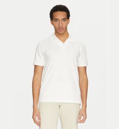Снимка на Calvin Klein Тениска с яка и копчета K10K114133 Бял Regular Fit