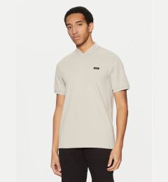 Снимка на Calvin Klein Тениска с яка и копчета K10K114139 Бежов Regular Fit