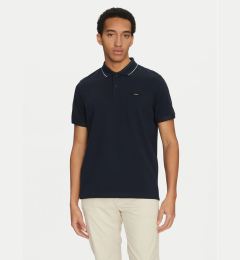Снимка на Calvin Klein Тениска с яка и копчета K10K114141 Тъмносин Regular Fit