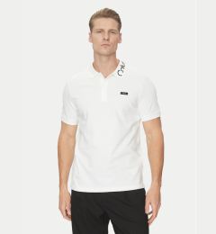 Снимка на Calvin Klein Тениска с яка и копчета K10K114474 Бял Regular Fit