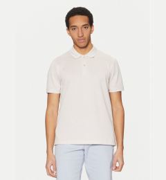 Снимка на Calvin Klein Тениска с яка и копчета K10K114475 Бежов Regular Fit