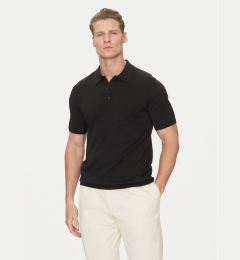 Снимка на Calvin Klein Тениска с яка и копчета K10K114476 Черен Regular Fit