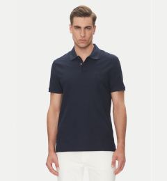 Снимка на Calvin Klein Тениска с яка и копчета LV04LC239G Тъмносин Regular Fit