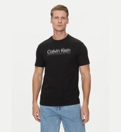 Снимка на Calvin Klein Тишърт Double Logo K10K114149 Черен Regular Fit