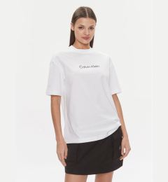 Снимка на Calvin Klein Тишърт Hero Logo Oversized T Shirt K20K206778 Бял Regular Fit