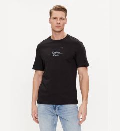 Снимка на Calvin Klein Тишърт Line Logo K10K112489 Черен Regular Fit