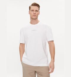 Снимка на Calvin Klein Тишърт Linear Back Logo K10K112486 Бял Regular Fit