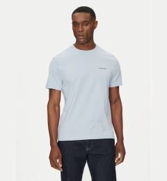 Снимка на Calvin Klein Тишърт Linear Box Logo K10K114152 Светлосиньо Regular Fit