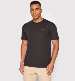 Снимка на Calvin Klein Тишърт Micro Logo Interlock K10K109894 Черен Regular Fit