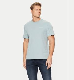 Снимка на Calvin Klein Тишърт Micro Logo Interlock T-Shirt K10K109894 Син Regular Fit