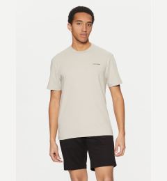 Снимка на Calvin Klein Тишърт Micro Logo K10K109894 Бежов Regular Fit
