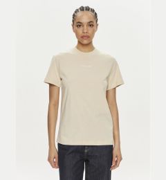 Снимка на Calvin Klein Тишърт Multi Logo K20K207215 Бежов Regular Fit