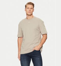 Снимка на Calvin Klein Тишърт Nano Logo Interlock T-Shirt K10K112487 Бежов Regular Fit