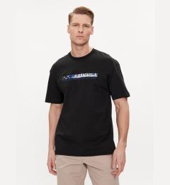 Снимка на Calvin Klein Тишърт Raised Linear Logo K10K112490 Черен Regular Fit