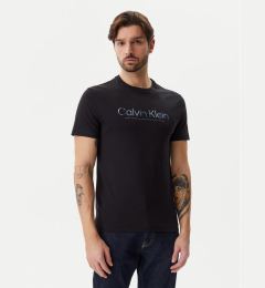 Снимка на Calvin Klein Тишърт Satin Bonded Logo K10K114162 Черен Regular Fit