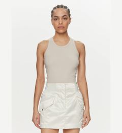 Снимка на Calvin Klein топ K20K206554 Бежов Slim Fit