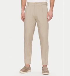 Снимка на Calvin Klein Чино панталони K10K114104 Бежов Tapered Fit