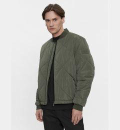 Снимка на Calvin Klein Яке бомбър Signature K10K111880 Зелен Regular Fit