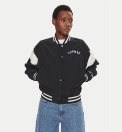 Снимка на Champion Яке бомбър Yankees 116470 Черен Loose Fit