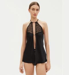 Снимка на Chantelle Ефирна нощница Reptilia C01NI5 Черен Regular Fit