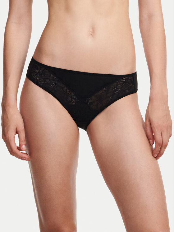 Снимка на Chantelle Класически дамски бикини Floral Touch C94230 Черен