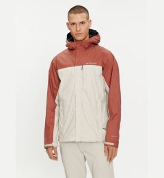 Снимка на Columbia Яке за дъжд Pouring Adventure™ II 1760061 Бежов Regular Fit