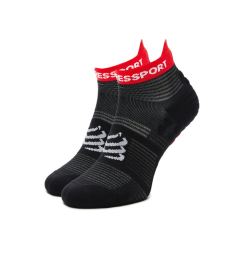 Снимка на Compressport Чорапи къси унисекс Pro Racing Socks V4.0 Run Low XU00047B Черен