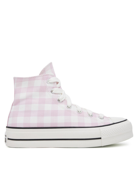 Снимка на Converse Кецове Chuck Taylor All Star Lift Platform Gingham A13663C Розов