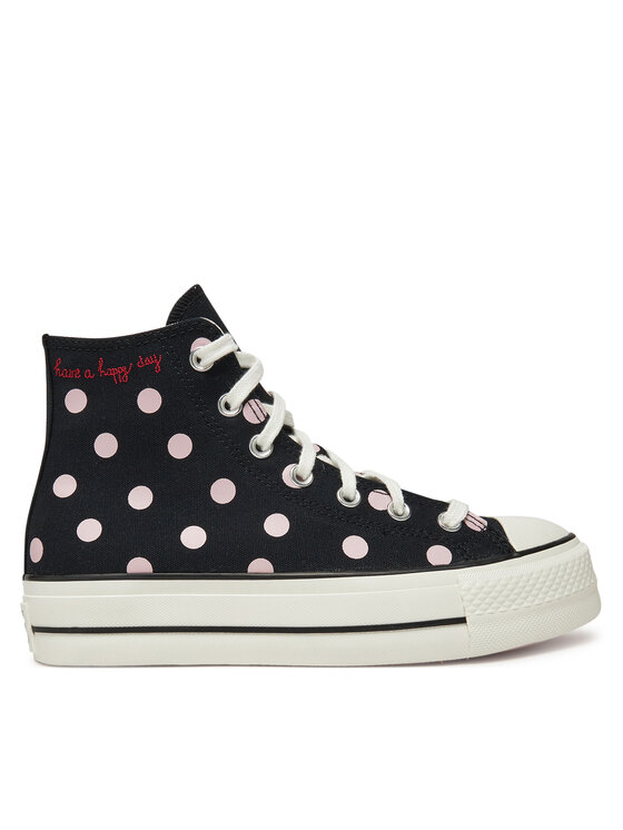 Снимка на Converse Кецове Chuck Taylor All Star Lift Platform Polka Dots A10688C Черен