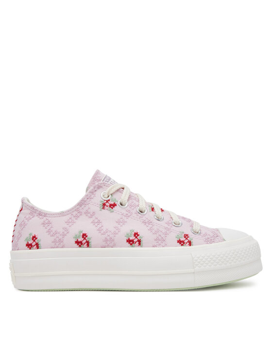 Снимка на Converse Кецове Chuck Taylor All Star Lift Platform Rose Cross Stitch A13660C Розов