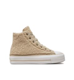 Снимка на Converse Кецове Chuck Taylor All Star Lift Platform Sherpa A05509C Бежов