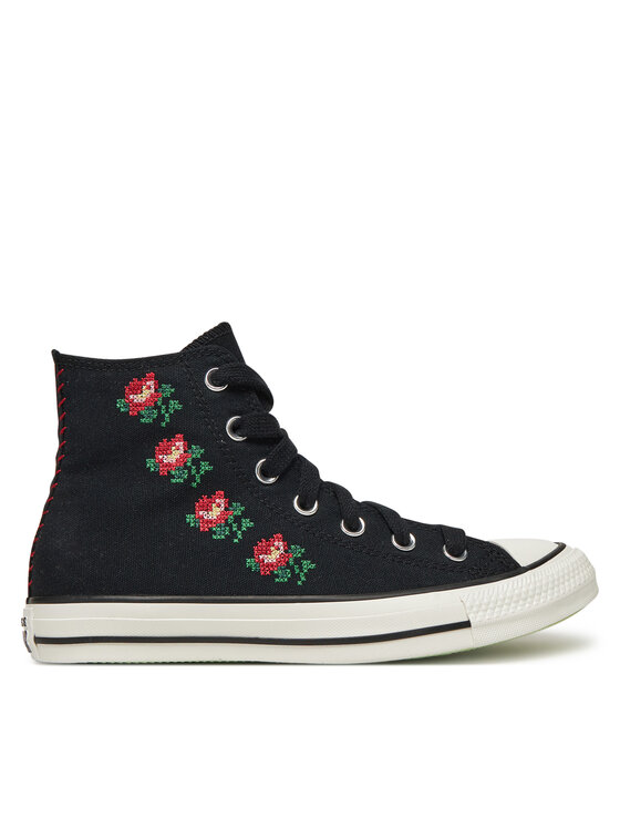 Снимка на Converse Кецове Chuck Taylor All Star Rose Cross Stitch A13657C Черен