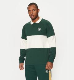 Снимка на Converse Тениска с яка и копчета Marquis Retro 10027563-A01 Зелен Regular Fit