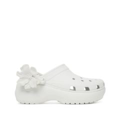 Снимка на Crocs Чехли Classic Bouquet Platform Clog 211292 Бял
