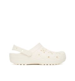 Снимка на Crocs Чехли Classic Floral Cut-Out Clog 210927 Екрю