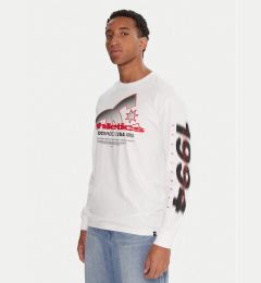 Снимка на DC Тениска с дълъг ръкав Slathletic EDYZT04357 Бял Heritage Fit