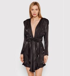 Снимка на DeeZee Коктейлна рокля More Satin 3FB036 Черен Regular Fit