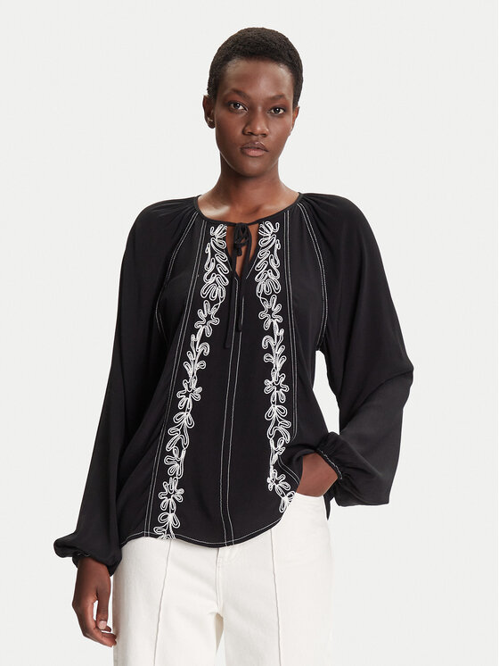 Снимка на Desigual Блуза Tallo 25WWBW07 Черен Loose Fit