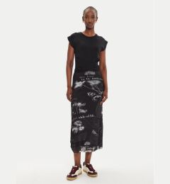 Снимка на Desigual Ежедневна рокля Good News 24WWVK77 Черен Regular Fit