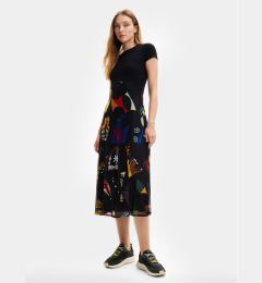 Снимка на Desigual Ежедневна рокля MONSIEUR CHRISTIAN LACROIX Lin 24SWVK47 Черен Regular Fit