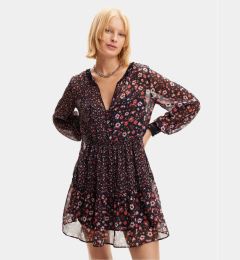 Снимка на Desigual Лятна рокля Doque 24SWVW20 Черен Regular Fit